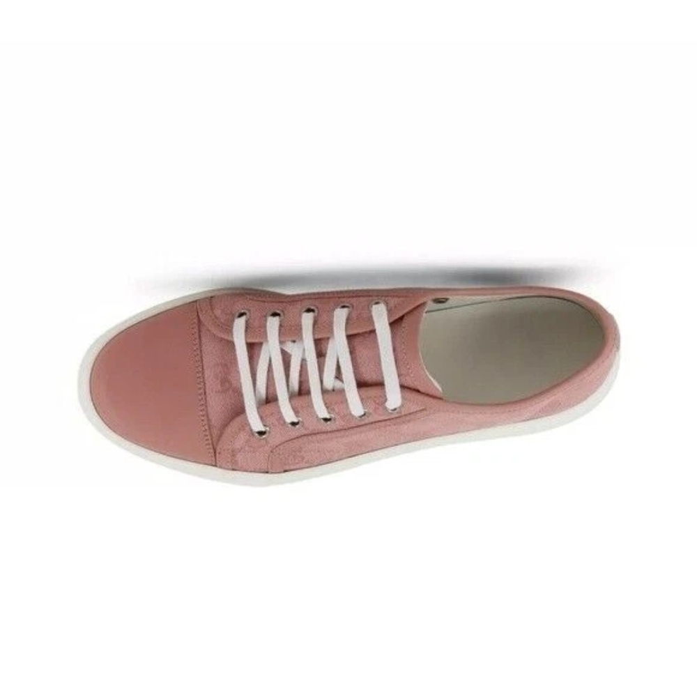 EUC AUTHENTIC GUCCI TESS S GOMMA ROSE GG MONOGRAM SNEAKERS IN BOX - Picture 2 of 6